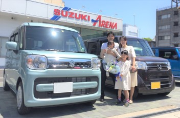 夏日！空色スペーシアご納車♡