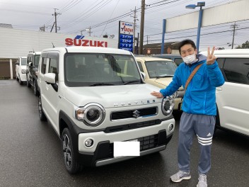 祝　ハスラーご納車！！