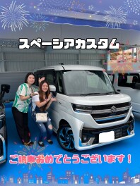 友人のスペーシアカスタム納車しました！！