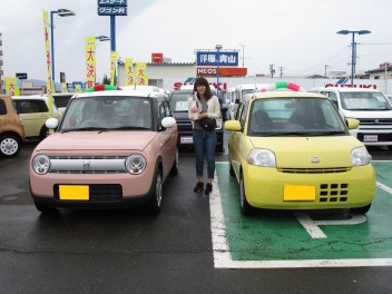 ラパンご納車いたしました！