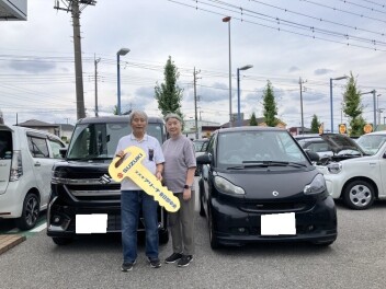 ご納車おめでとうございます。