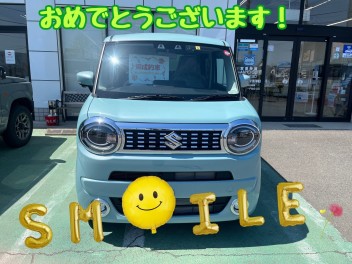 I様、ワゴンＲスマイルのご納車おめでとうございます！