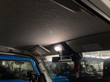 キャリーのルームランプはLEDです(^_-)-☆