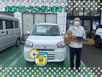 Ｕ様、アルトのご納車おめでとうございます！