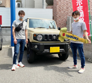 ジムニーご納車　ありがとうございます