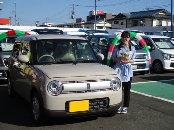 ラパンご納車いたしました！