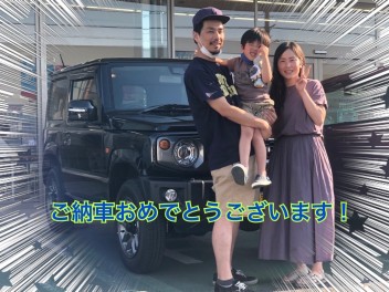 M様ジムニーご納車おめでとうございます！