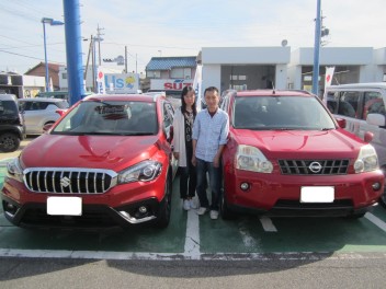 ☆ＳＸ４　Ｓ－ＣＲＯＳＳ　ご納車☆