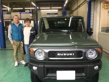 大変お待たせしました！ジムニーご納車です！