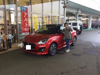 スイフトＲＳ納車しました！！！ 