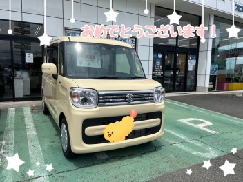 W様、スペーシアのご納車おめでとうございます！