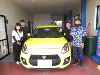 スイフトスポーツ　納車式です！