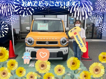 A様、ハスラーのご納車おめでとうございます！