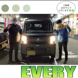 新車エブリイ御納車式です♫