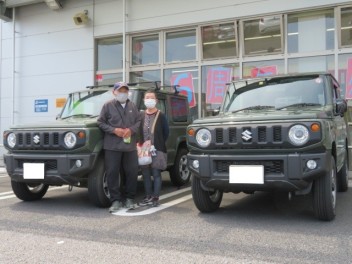 ジムニーのご納車おめでとうございます!!