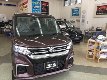 ソリオの展示車　入りました！