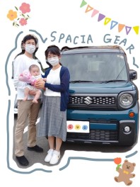 スペーシアギアご納車しました(#^^#)