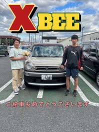 クロスビーご納車おめでとうございます!!