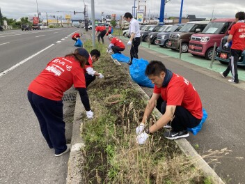 【SDGｓ「住み続けられるまちづくりを」】清掃活動を実施いたしました！