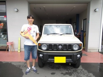 ジムニ－納車です。