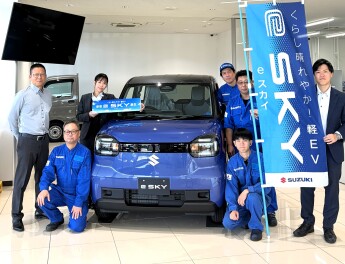 軽自動車のEV♪ 新型e SKY　展示車が入りました！