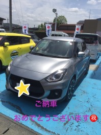 スイフトスポーツご納車いたしました！！