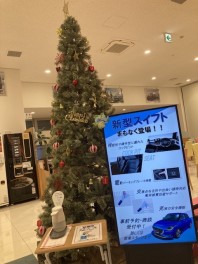 クリスマスツリー飾りにお越しください☆新型スペーシア☆新型スイフトまもなく登場です！！お待ちしております☆