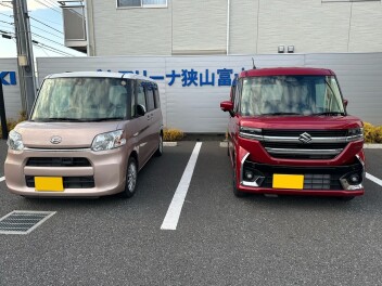 スペーシアカスタムご納車いたしました!