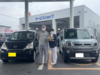 ハスラーＪスタイルⅡご納車おめでとうございます！
