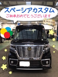 スペーシアカスタムご納車おめでとうございます☆！！！