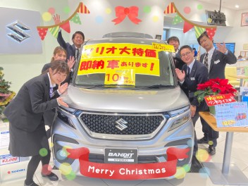 即納可能車多数あり!!クリスマスプレゼントにソリオはいかが?