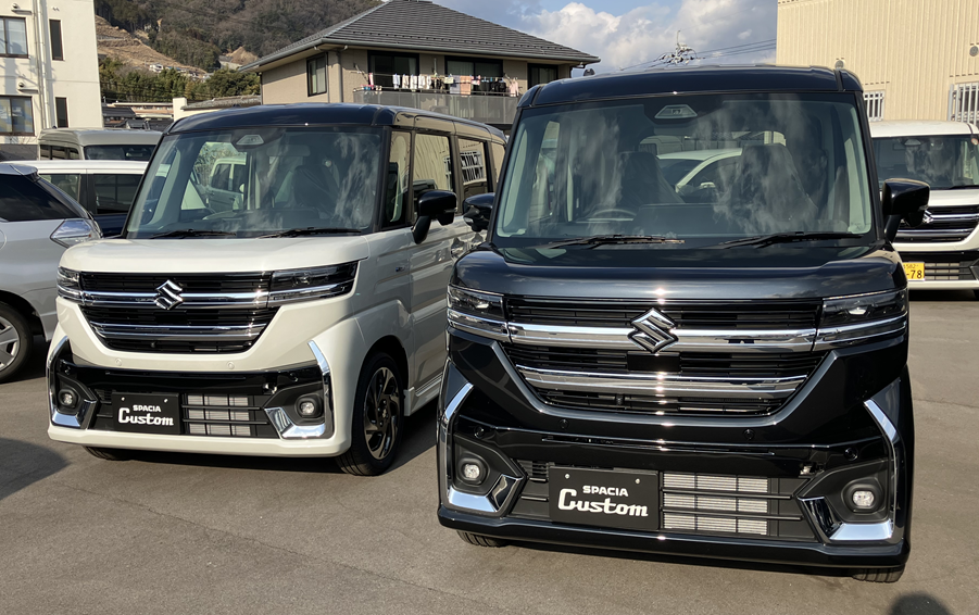 スペーシアカスタムXSターボ2台あります！｜新車情報｜お店ブログ