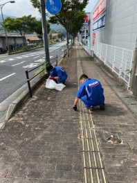 清掃活動行いました！