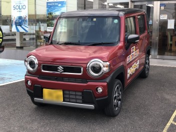 新型ハスラー試乗車が入荷しました！！