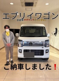 I様のエブリイワゴンをご納車致しました！！