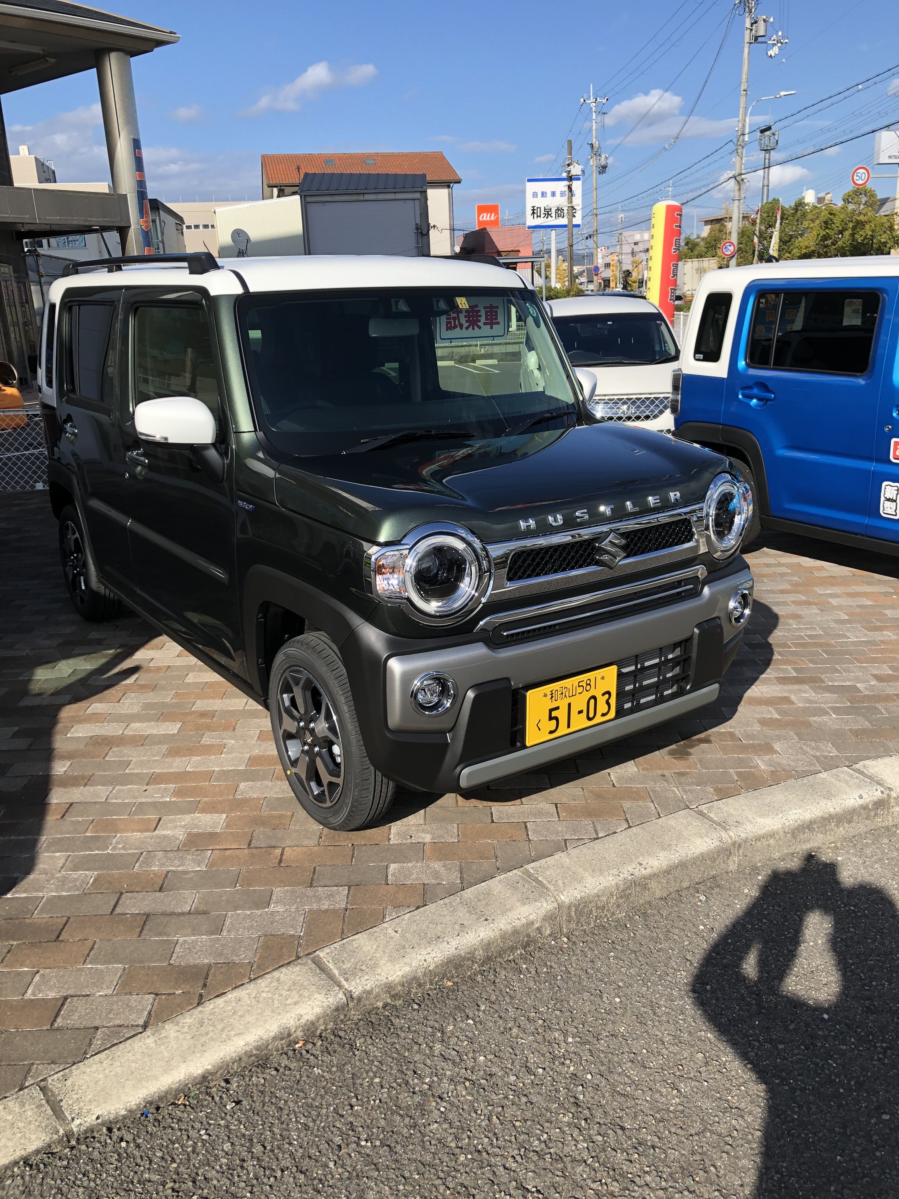 ハスラーｊスタイル試乗車入りました 新車情報 お店ブログ 株式会社スズキ自販和歌山 スズキアリーナ国体道路