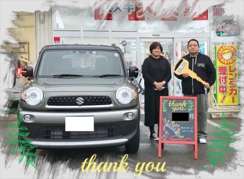 Ｅ様、中古車クロスビーご納車おめでとうございます！