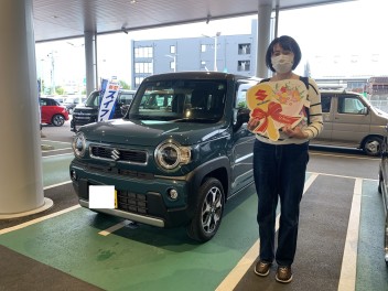 中古車ハスラーお納車しました！