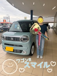ご納車おめでとうございます！【ワゴンＲスマイル】