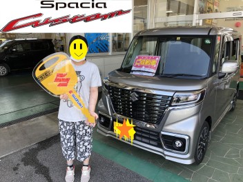 ☆スペーシアカスタム納車しました☆