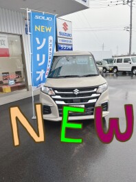 試乗車ソリオ新しくなっています！！