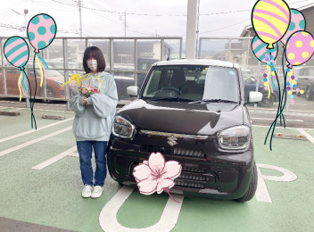 可愛いアルトご納車です！