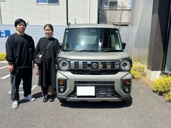 スペーシアギアご納車させていただきました！