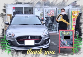 M様、新車スイフトご納車おめでとうございます！