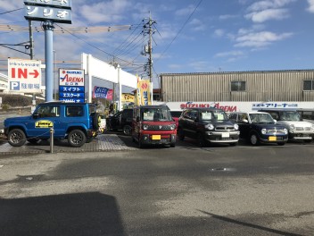 当店の展示場はこうなっています！