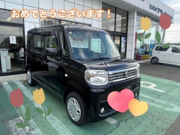 H様、スペーシアのご納車おめでとうございます！