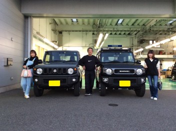 ジムニーご納車おめでとうございます♪