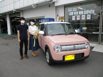 ラパンご納車させて頂きました！