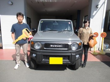 ジムニ－　納車です！！