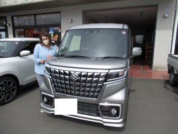 スペーシアカスタム　納車式です！